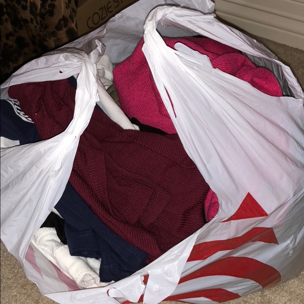 Mystery bag full of clothes